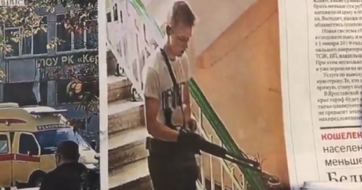Images of the gunman responsible for Wednesday's mass shooting and bomb attack in Kerch, Crimea dominated newspapers and electronic media in Eastern Europe.