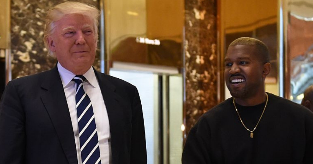 Donald Trump and Kanye West met at Trump Tower in New York City in December 2016, a little more than a month before Trump was sworn in as president.