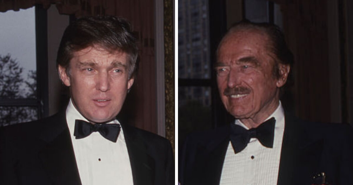 Donald Trump, left, and his father, Fred, at an event in 1987 at the Plaza Hotel in New York City.