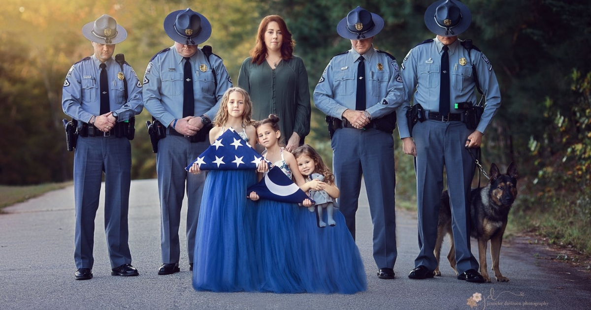 Fallen Cop Family Photoshoot