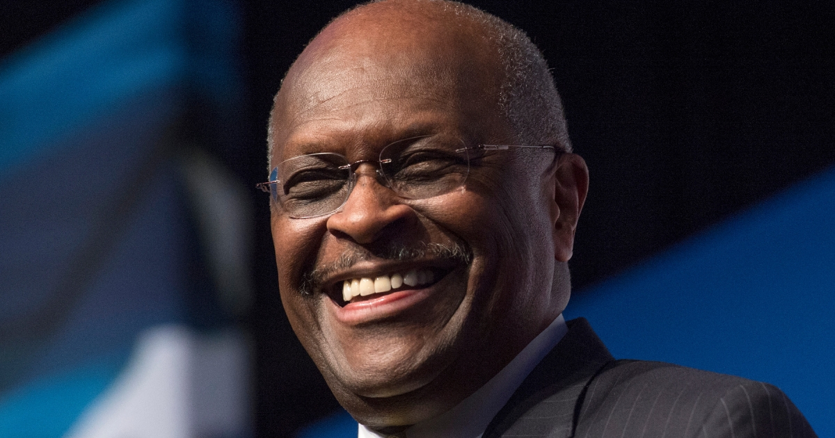 Herman Cain speaks during Faith and Freedom Coalition's Road to Majority event in Washington, June 20, 2014.