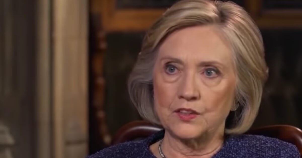 A clip of an interview with HIllary Clinton appears in a pro-Republican video on YouTube.