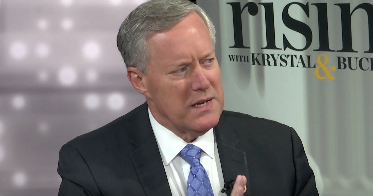 Republican Rep. Mark Meadows of North Carolina appears on Hill.TV.