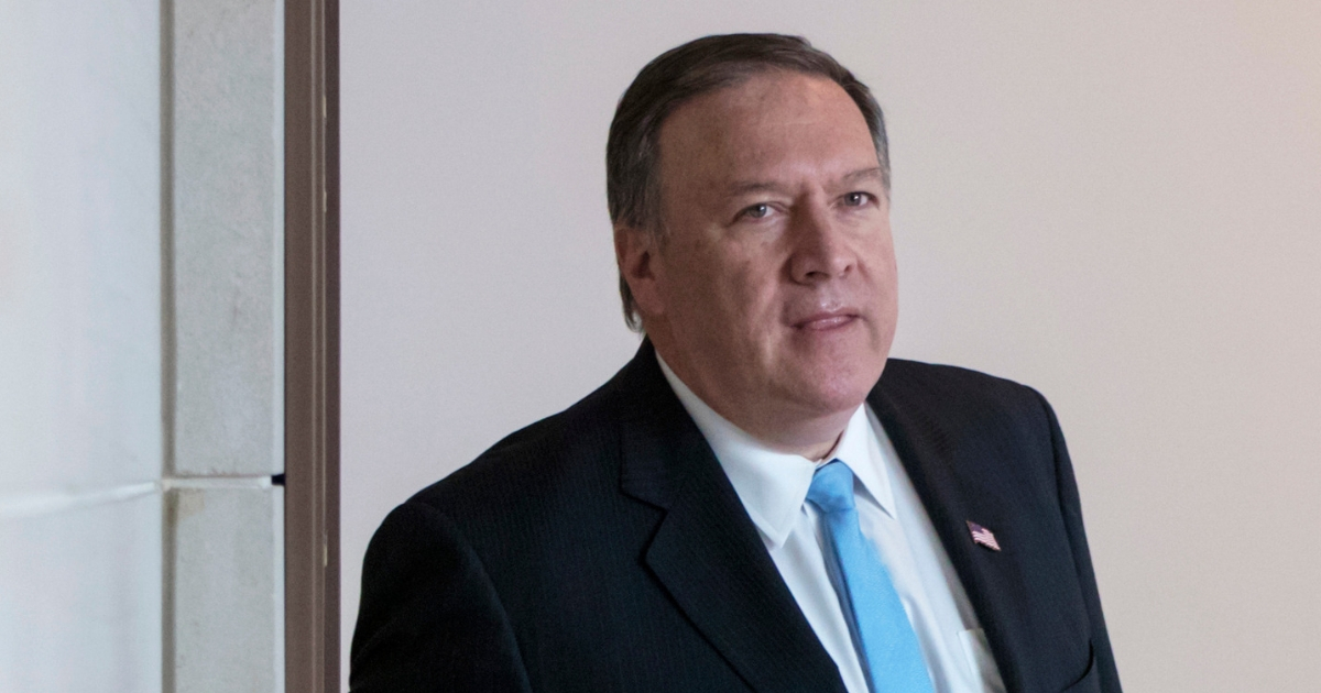 Secretary of State Mike Pompeo, seen in this 2017 photo, just returned from his fourth visit with North Korean leader Kim Jong Un.