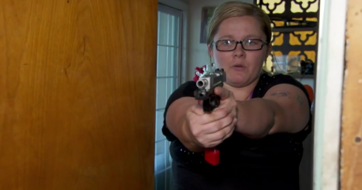 Mom Protects Kids with Gun