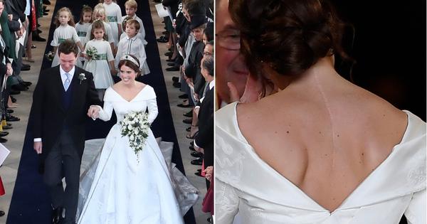 Princess Eugenie's wedding dress.