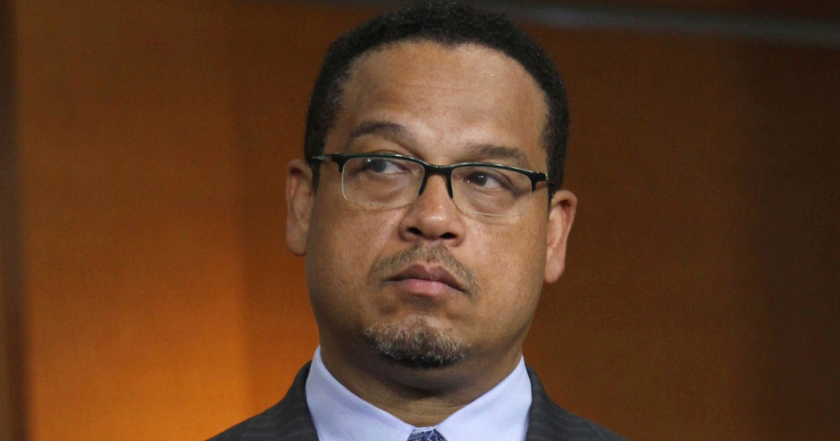 In this June 16, 2016 file photo, Rep. Keith Ellison, D-Minn. is seen on Capitol Hill in Washington.