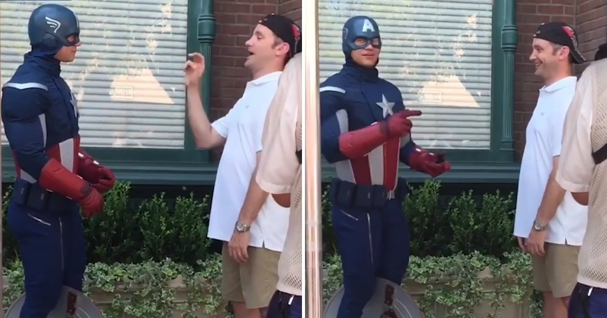 Sign Language Captain America