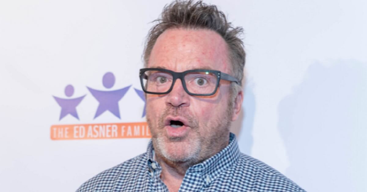 Actor Tom Arnold attends a celebrity event hosted by actor Ed Asner in September in Culver City, California