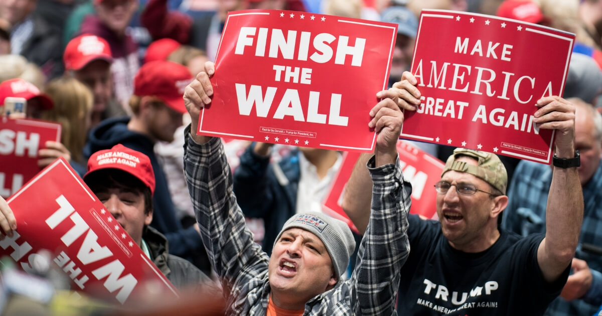 Supporters of President Donald Trump