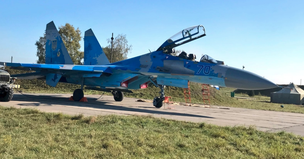 This Ukrainian fighter jet is believed to have been involved in a fatal crash Tuesday. An American was reported to be among the two pilots who died in the accident.