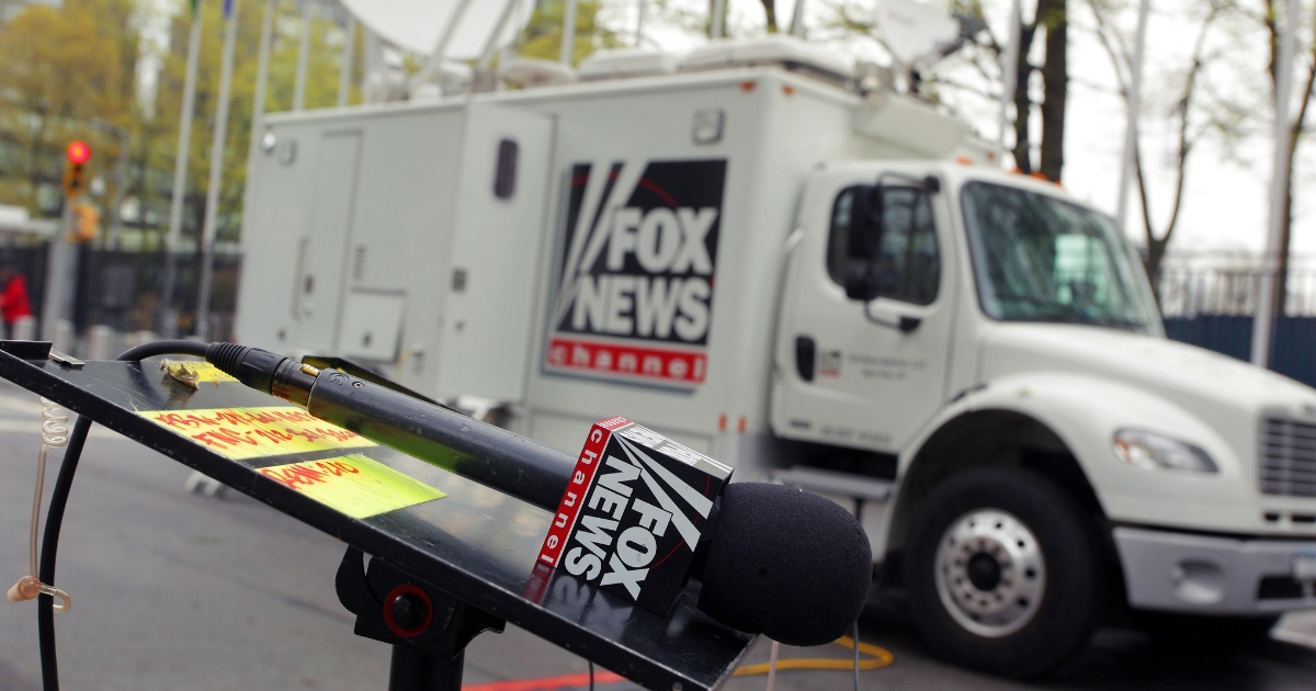 Fox broadcasting truck