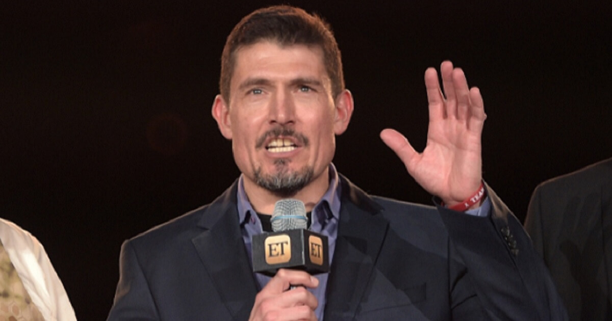 Kris "Tonto" Paronto is pictured at the 2016 opening of "13 Hours: The Secret Soldiers of Benghazi" at Dallas Cowboys Stadium in Arlington, Texas.