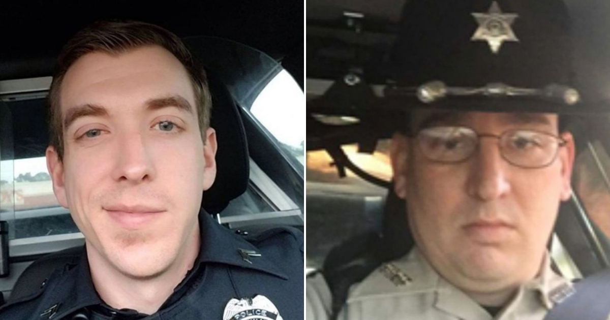 Fallen Police officers Zack Moak, 31, and James White, 35.