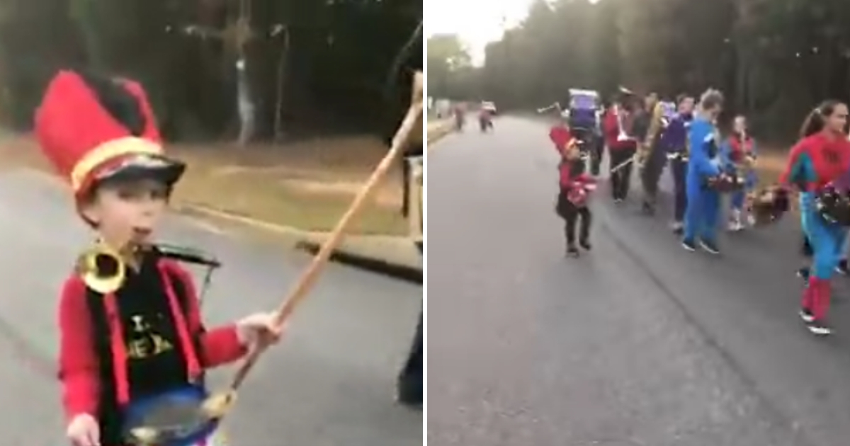 Autistic Boy Leads Marching Band
