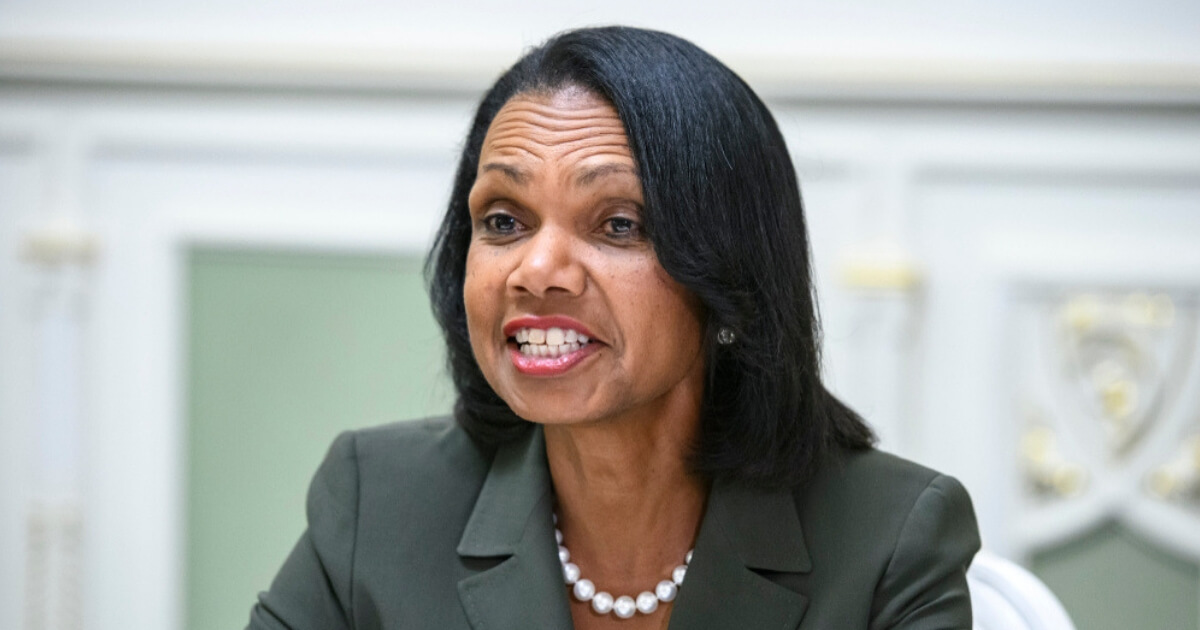 Former Secretary of State Condoleezzaa Rice