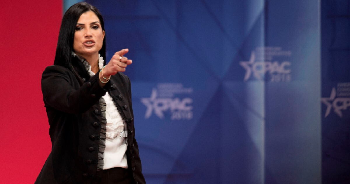 National Rifle Association spokeswoman Dana Loesch takes the stage during the Conservative Political Action Conference in Oxen Hill, Maryland, in February.