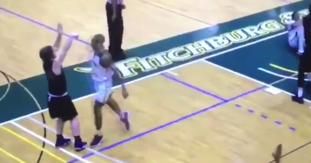 Kewan Platt of Fitchburg State was suspended from the team after his flagrantly dirty shot to the head of Nichols College's Nate Tenaglia.