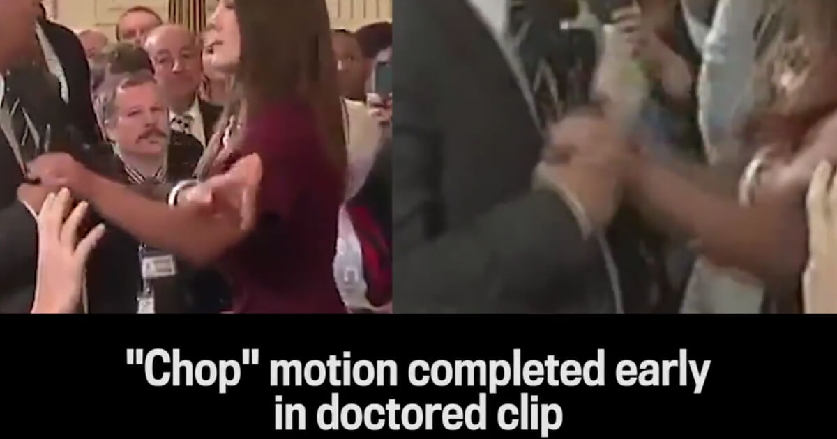 Doctored Acosta clip side by side