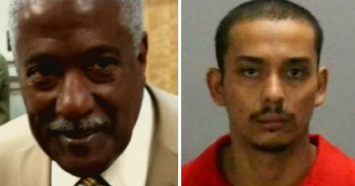 Murder victim Robert Page, left; and suspect Martinez Ponce, right.