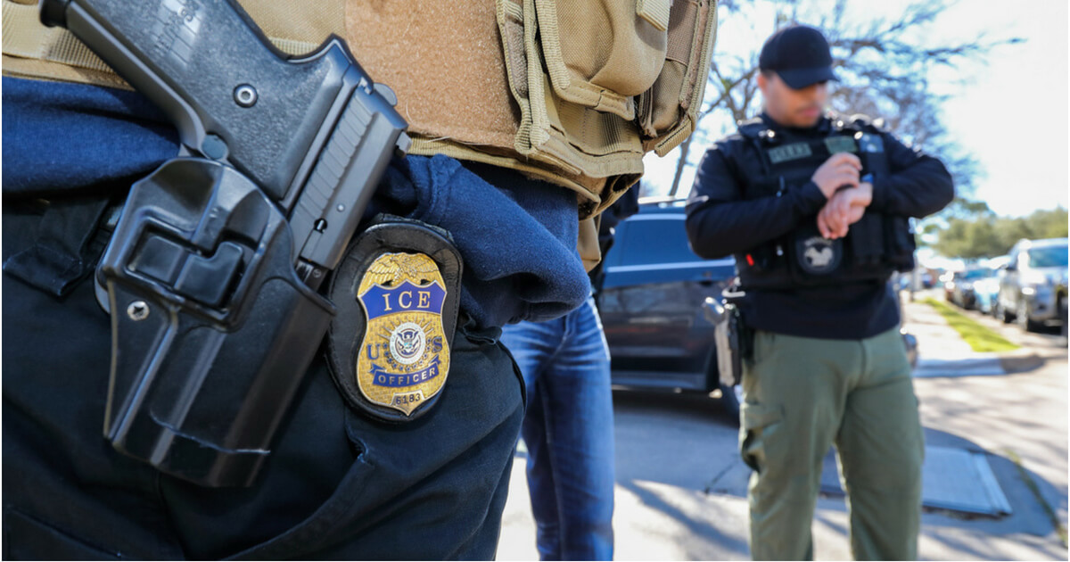 File photo of ICE agents