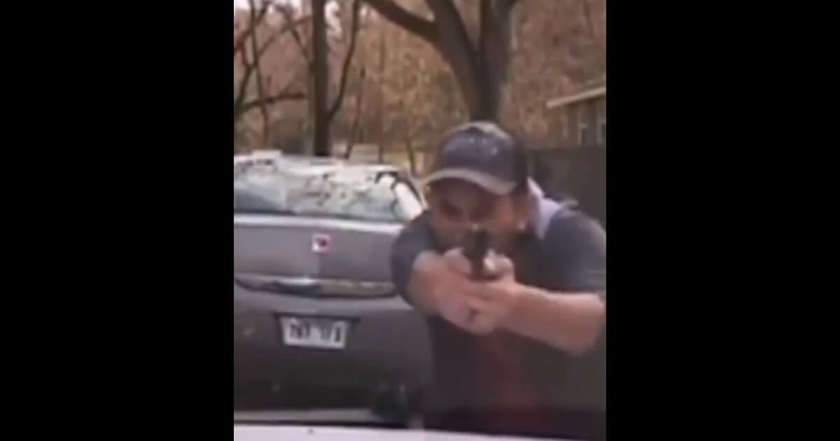 Illegal Immigrant shoots at cop through police car windshield