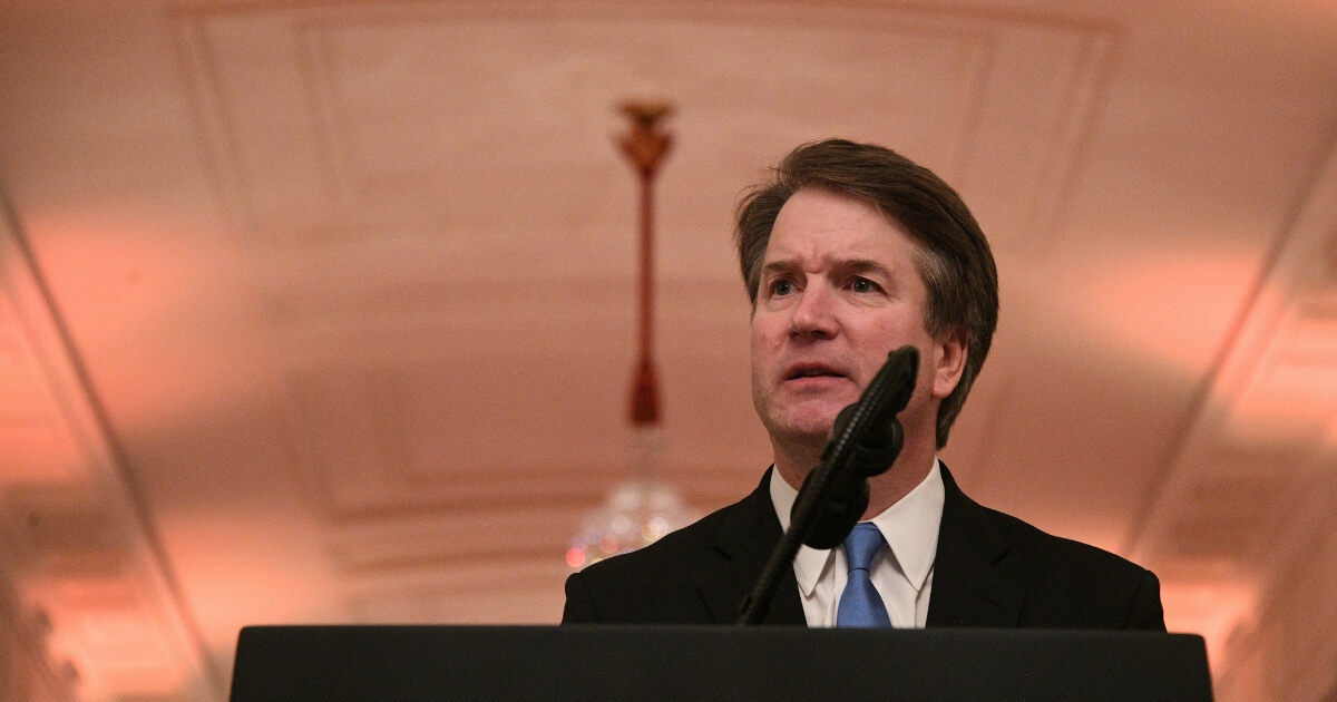 Newly sworn-in Associate Justice of the US Supreme Court Brett Kavanaugh