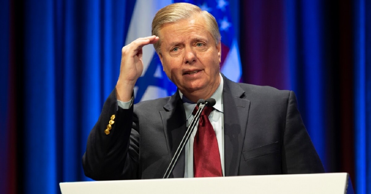South Carolina Republican Sen. Lindsey Graham, one of the most vocal supporters of Supreme Court Justice Brett Kavanaugh's confirmation, is pictured in a file photo from April.