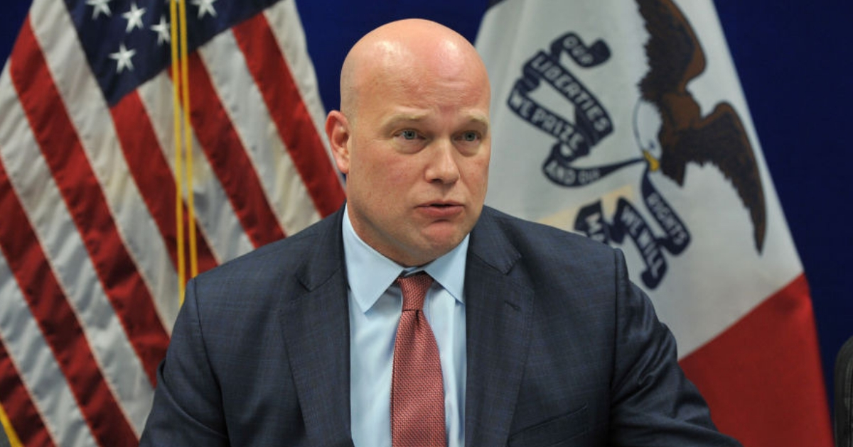 Acting Attorney General Matthew Whitaker