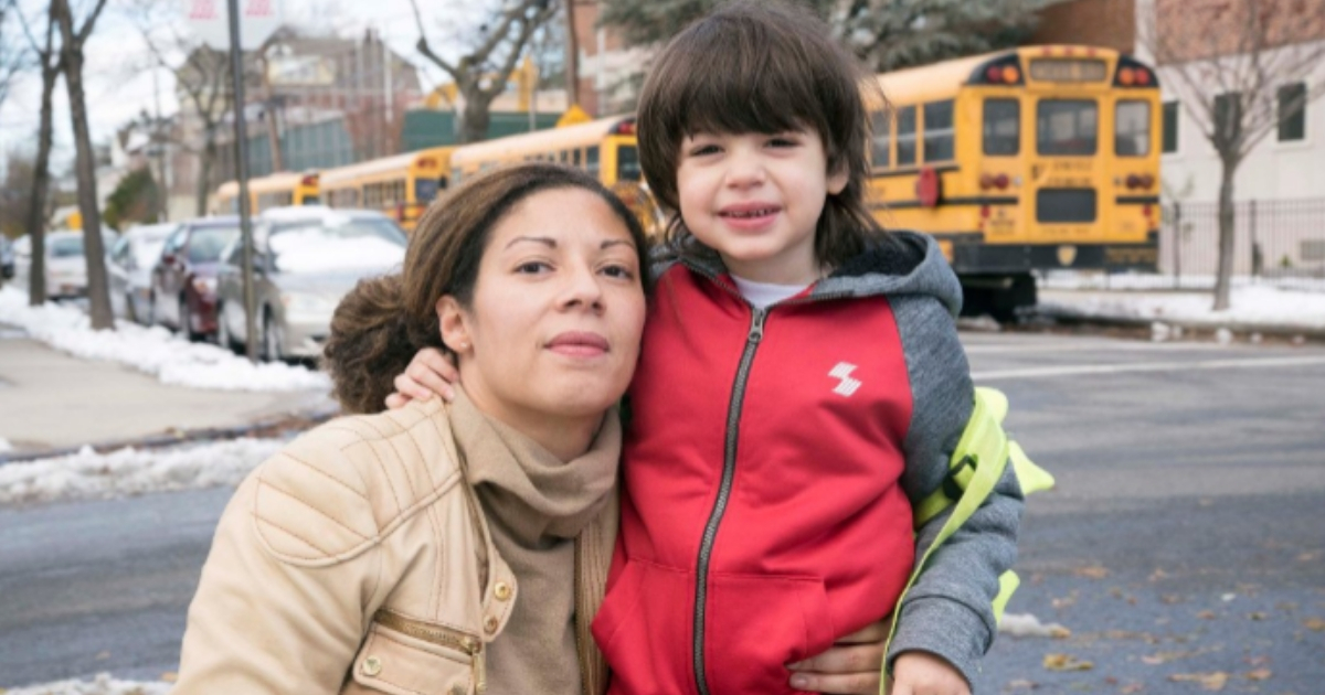 Christina Christie and her son