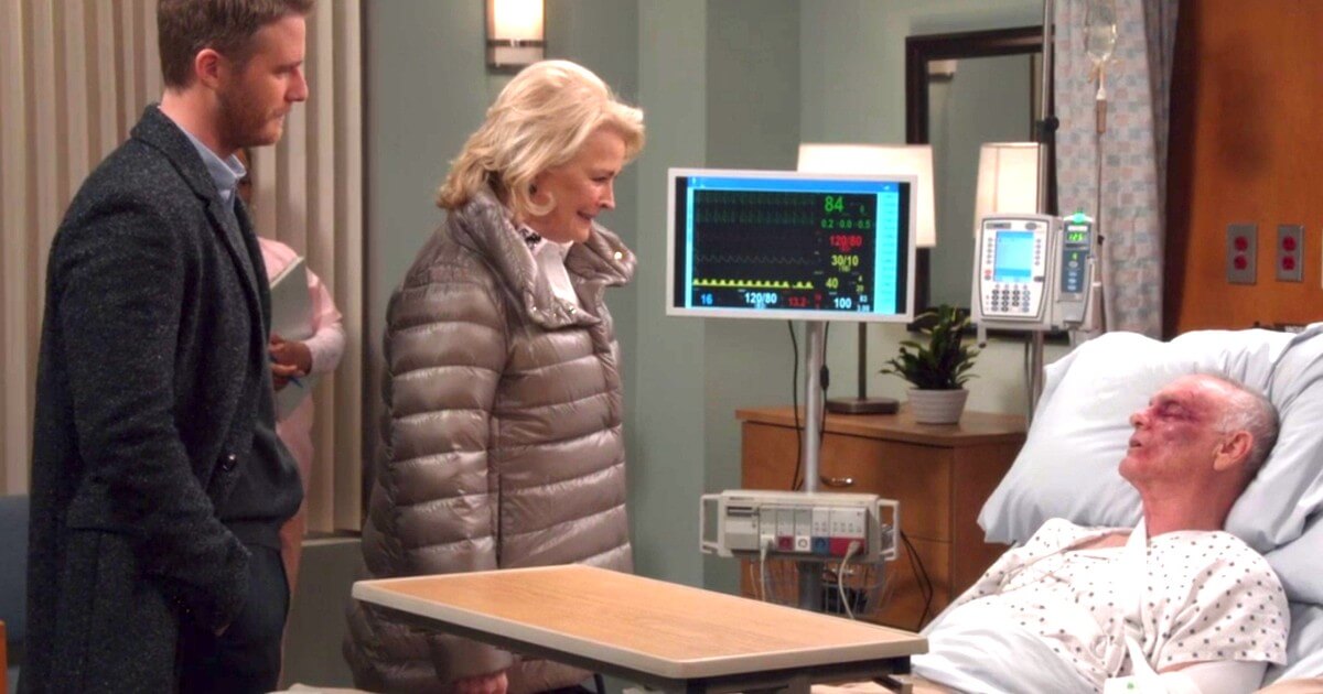 In an episode of "Murphy Brown," Frank Fontana, a reporter in the show, is hospitalized after getting beaten up by Trump reporters.
