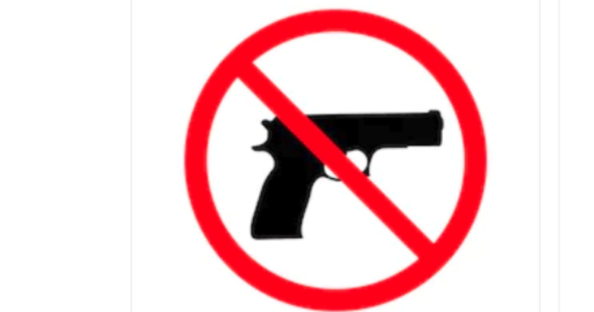 Symbol for gun-free zones
