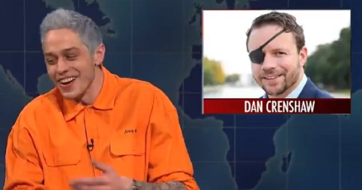“Saturday Night Live” cast member Pete Davidson mocked a critical war wound sustained by Texas congressional candidate Dan Crenshaw during a skit three days before midterm elections.