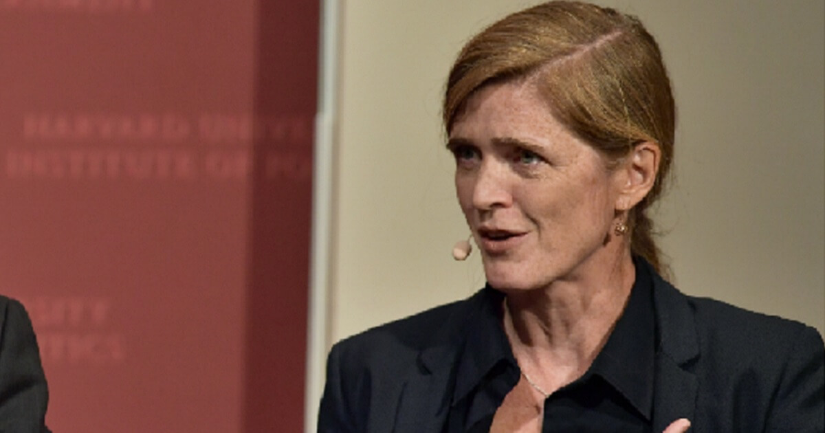 Samantha Power in an October 2017 file photo