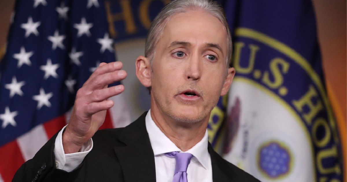Rep. Trey Gowdy answers questions in a 2016 file photo