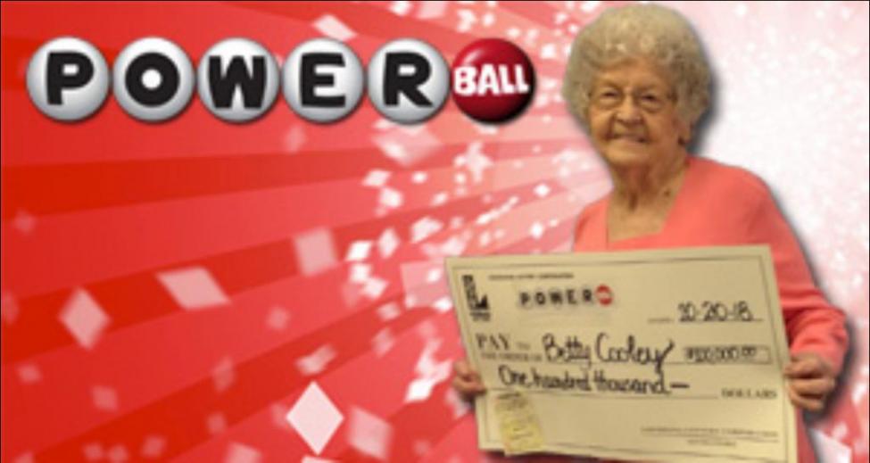 Woman wins 100000 on her first ever Powerball ticket