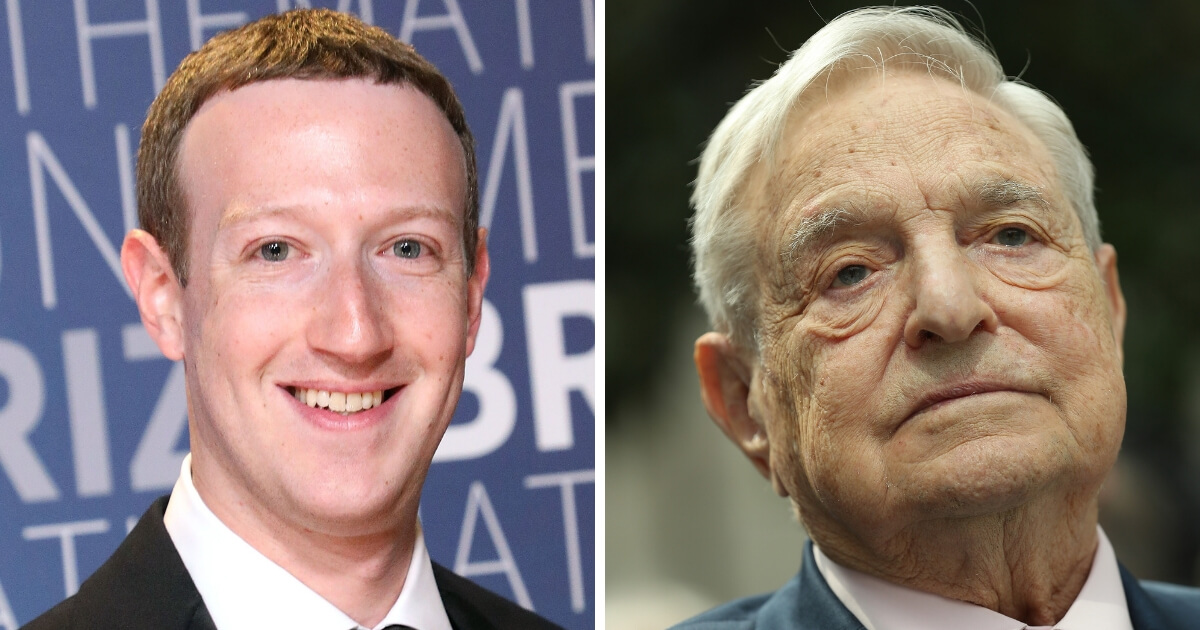 Mark Zuckerberg and George Soros