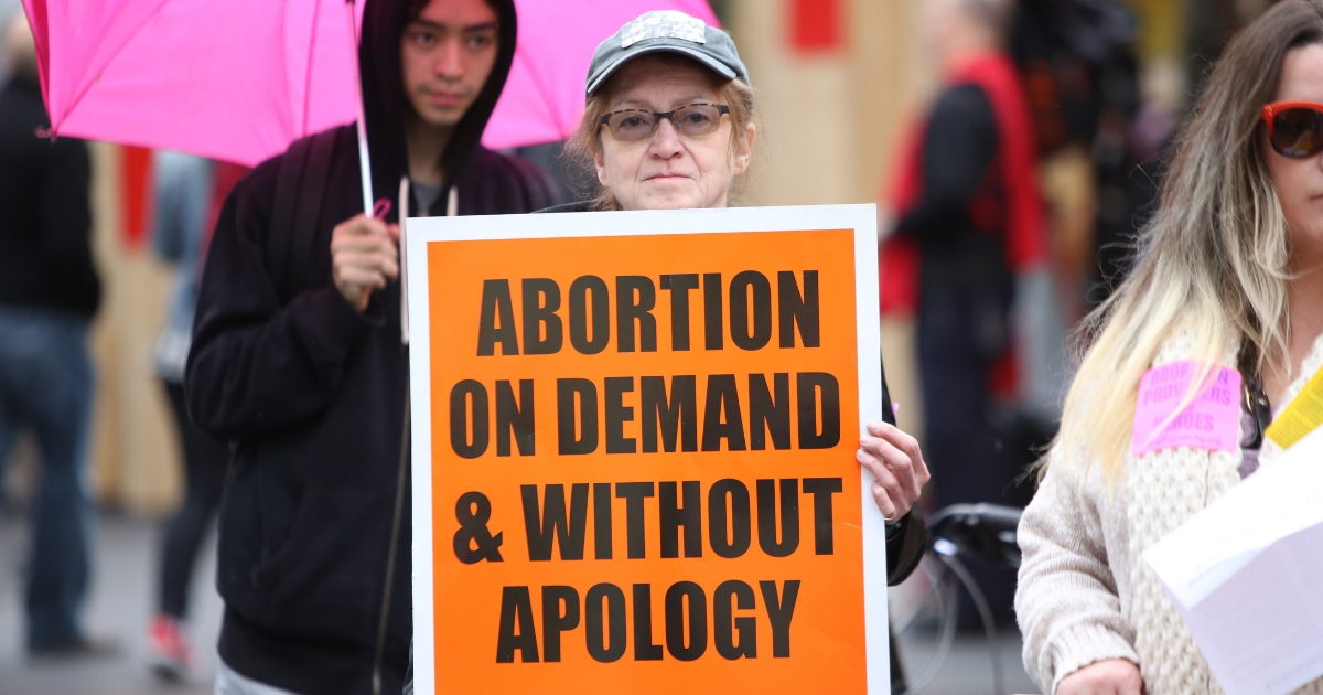 Pro-abortion sign