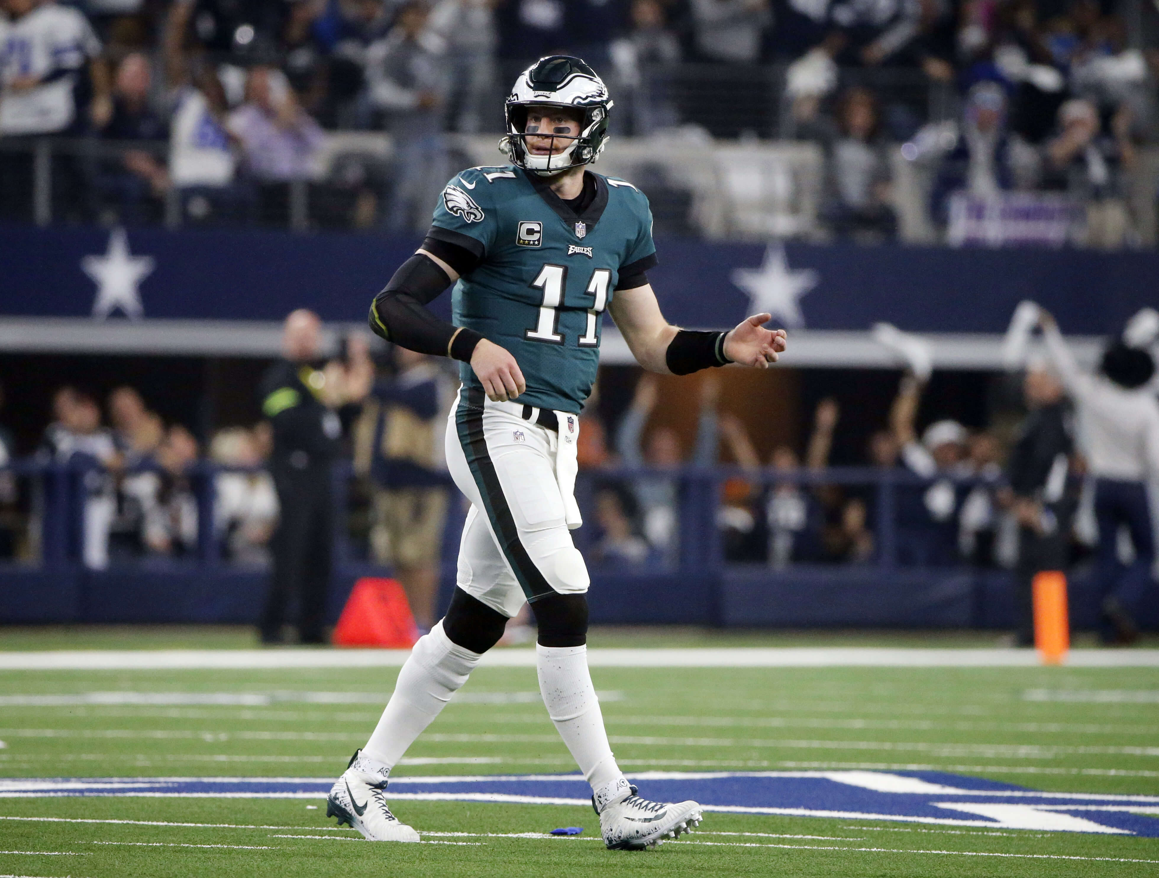 AP Sources: Carson Wentz hasn't been ruled out for next game.