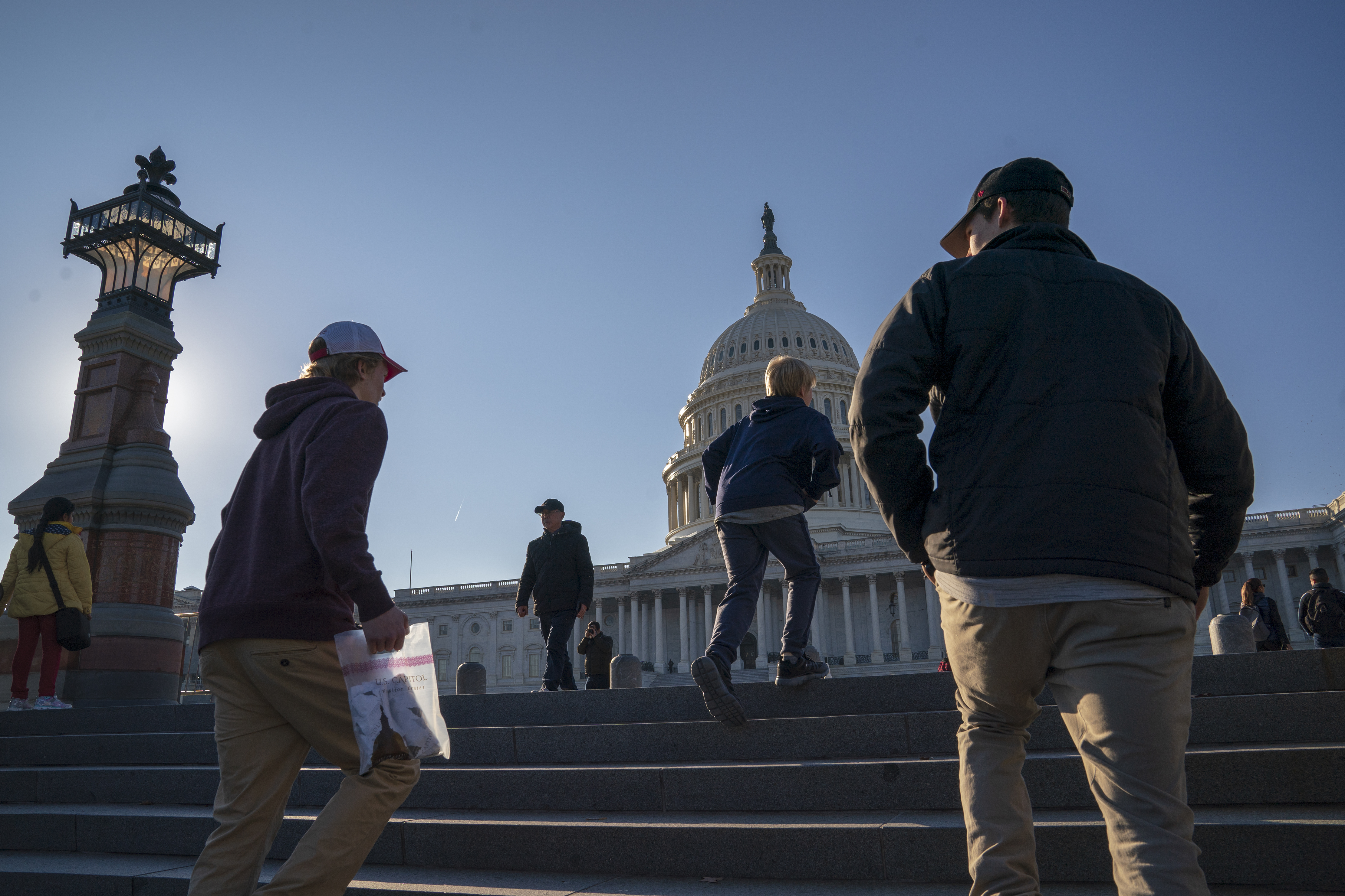 People visit the Capitol