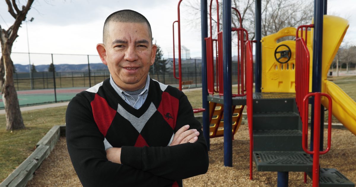In this Dec. 15, 2018, photo, Pedro H. Gonzalez, the bi-vocational Denver pastor and board member of Colorado Family Action, poses for a photograph in Clement Park in Littleton, Colorado.