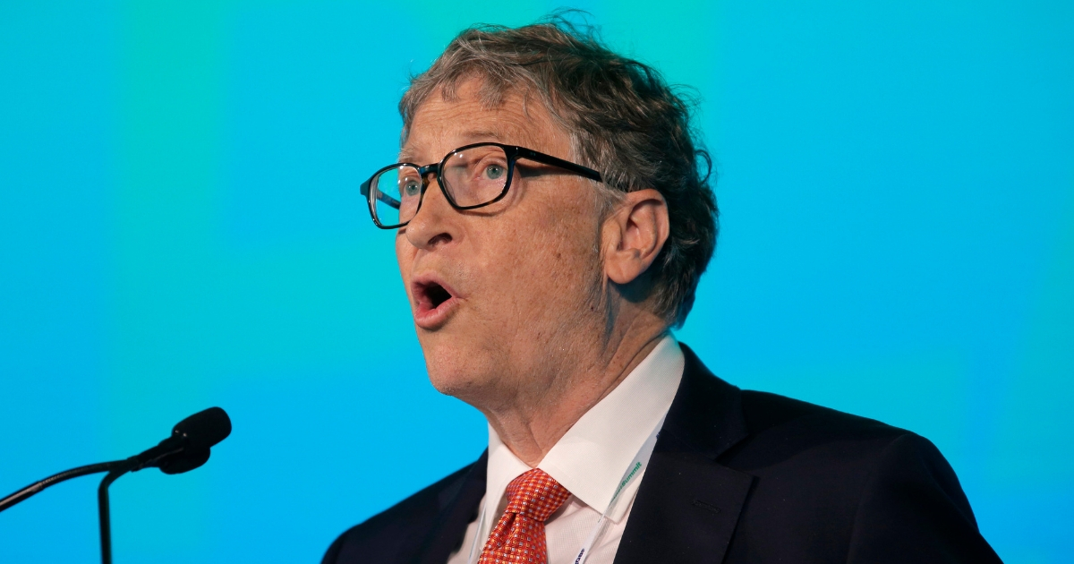 Bill Gates, co-founder of the Bill and Melinda Gates Foundation, speaks during the One Planet Summit in New York, Sept. 26, 2018.