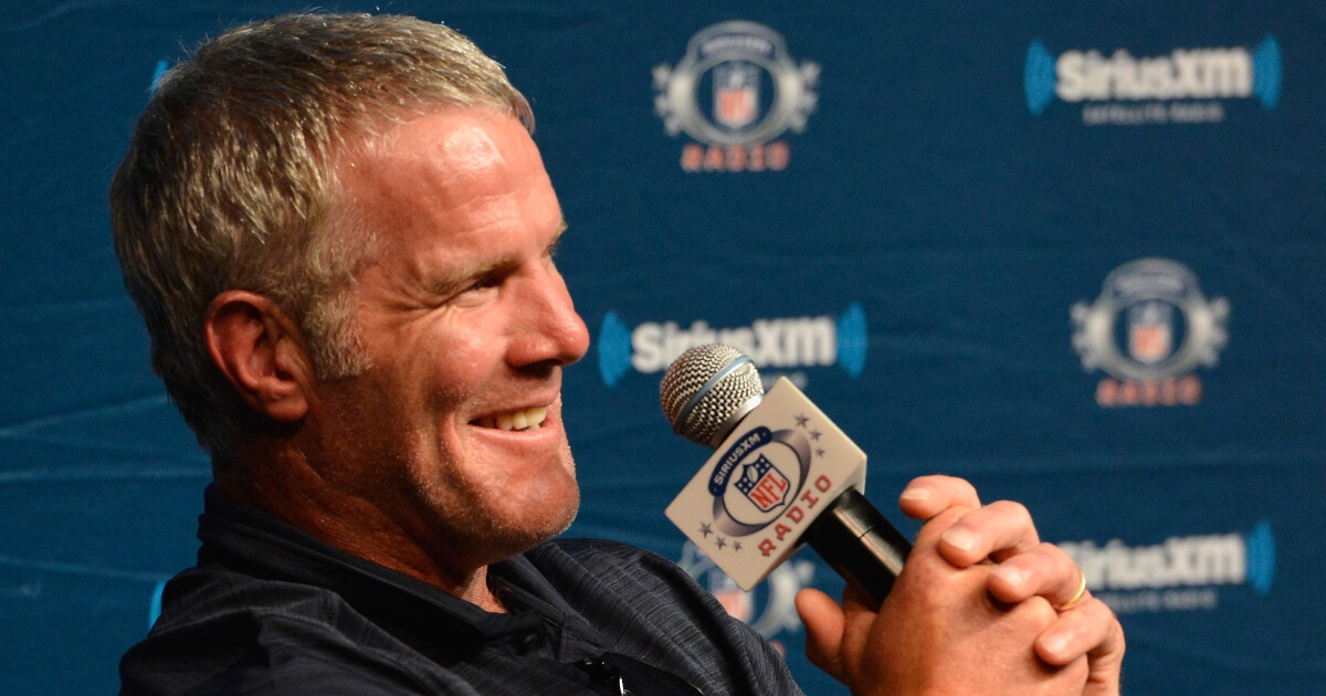 Former Green Bay Packers quarterback Brett Favre.