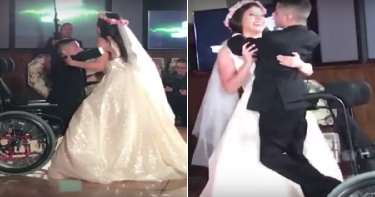 Bride Dances with Terminally Ill Brother