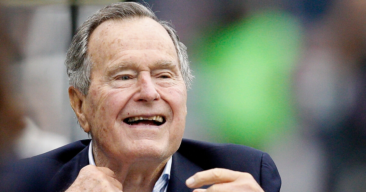 Former President George H.W. Bush in 2013.