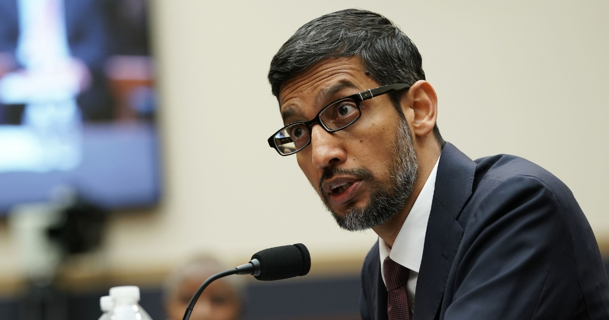 Google CEO Sundar Pichai testifies before the House Judiciary Committee for a hearing on 'Transparency & Accountability: Examining Google and its Data Collection, Use and Filtering Practices.'