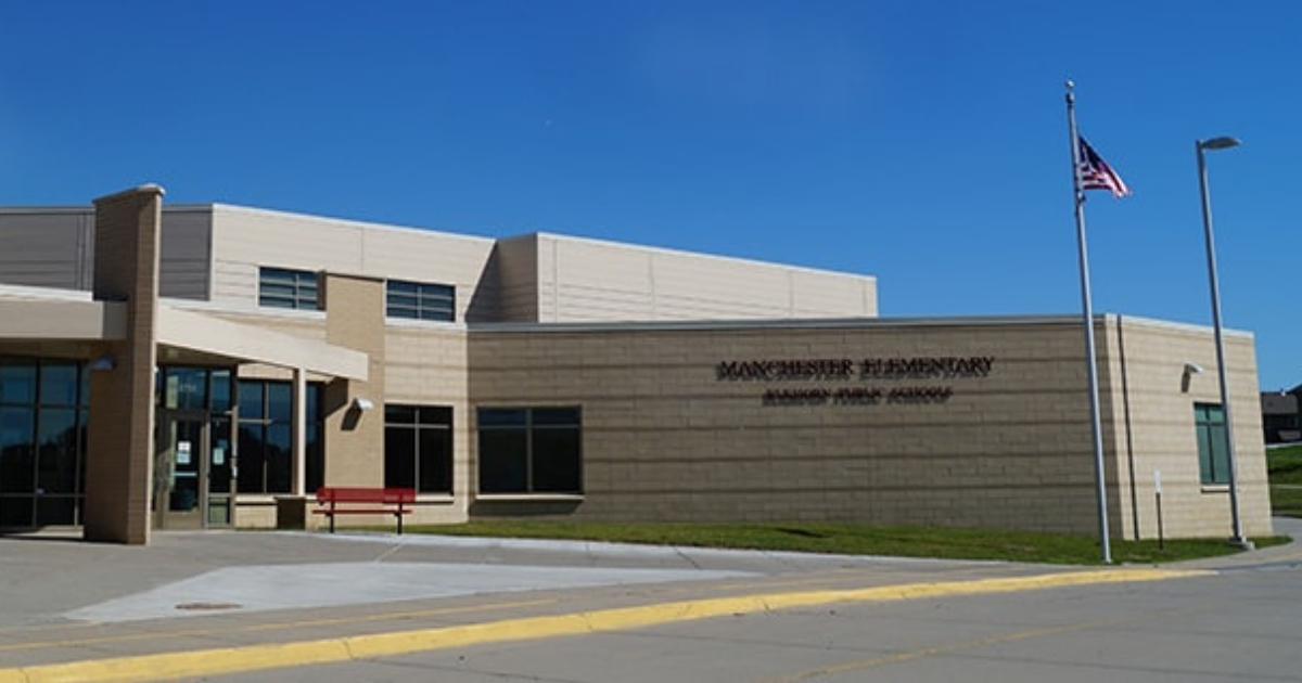 Manchester Elementary School in Elkhorn, Nebraska.