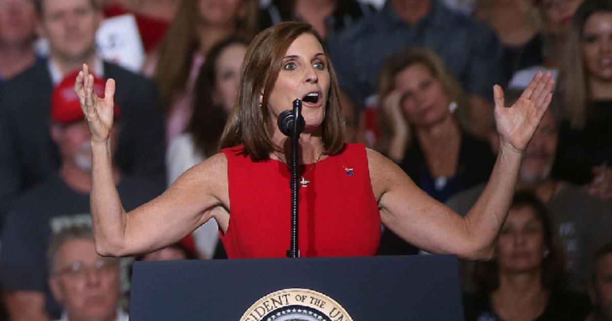 U.S. Rep. Martha McSally is pictured during her unsuccessful campaign for Senate in an Oct. 19 file photo.