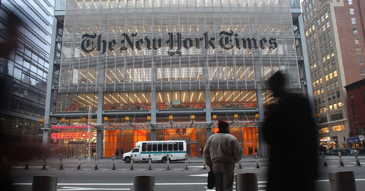The New York Times' masthead