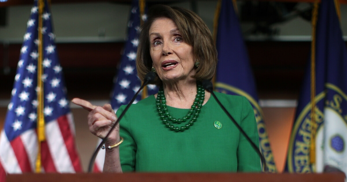 House Minority Leader Nancy Pelosi speaks Thursday during her weekly news conference in Washington.